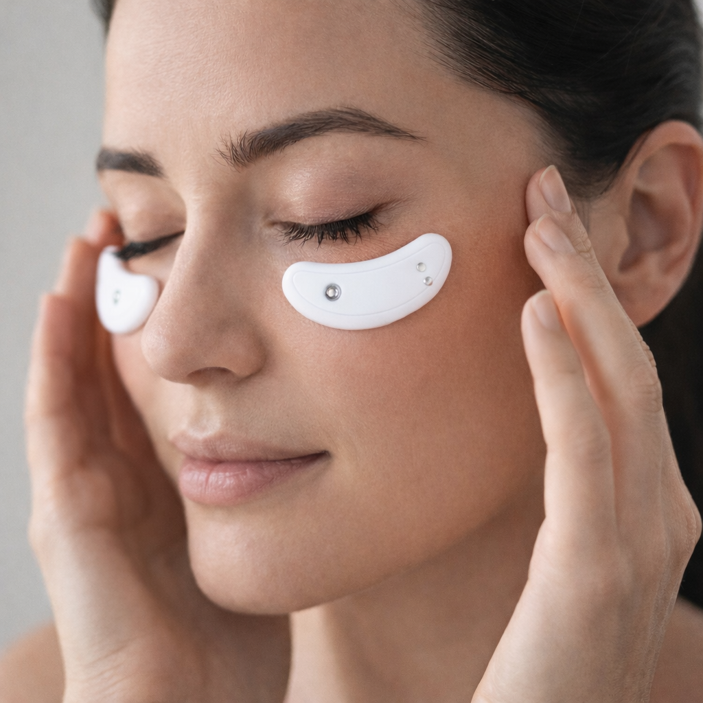 LED fényterápiás szemkörnyék-kezelő